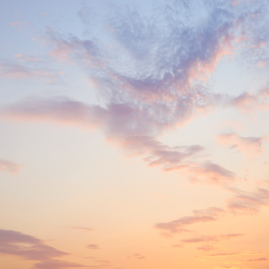 朝焼けの空